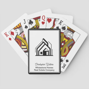Jeu De Cartes Société immobilière Logo de Realtor personnalisé