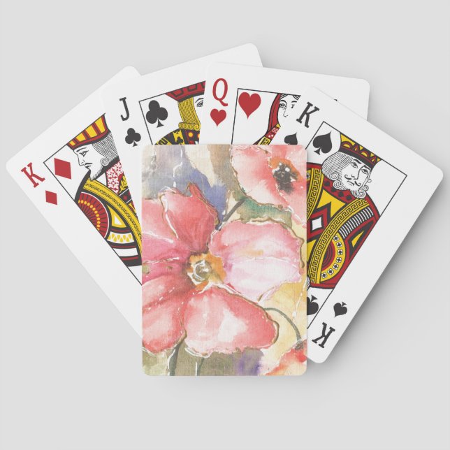 Jeu De Cartes Soft Poppies I (dos)