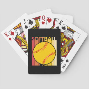 Jeu De Cartes Softball vintage Retro