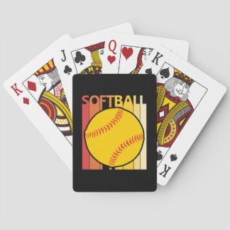 Jeu De Cartes Softball vintage Retro