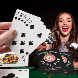 Jeu De Cartes Soirée de Blackjack Poker au Casino Holiday Vegas
