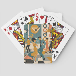 Jeu De Cartes Soirée de danse de cocktail Martini Hippie du mili