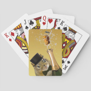 Jeu De Cartes Soirée du Nouvel An Cute Chipmunk