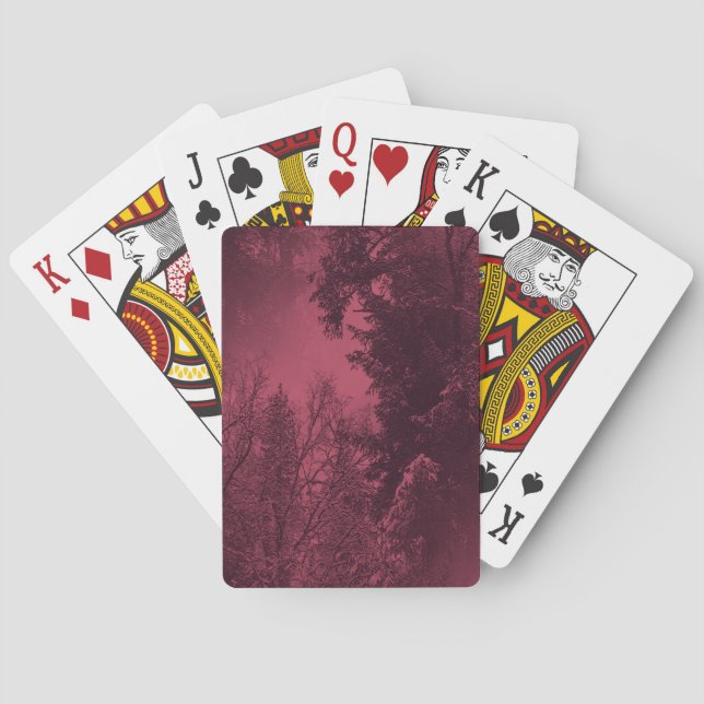 Jeu De Cartes Soirée en hiver... (dos)