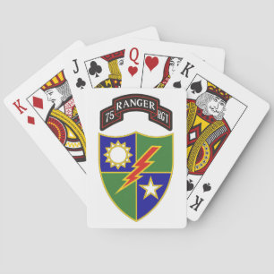 Jeu De Cartes soixante-quinzième Cartes de jeu de régiment de