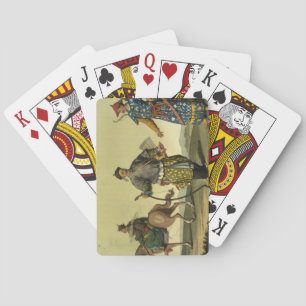 Jeu De Cartes Soldats mongols des Huit Bannières de la milice de
