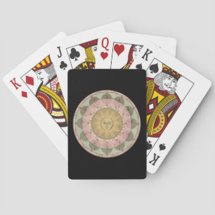 Jeu De Cartes Soleil et saisons Détail de la carte antique vers
