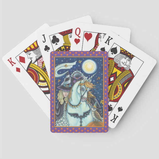 JEU DE CARTES SOMMEIL, SANS TÊTE GOTHIQUE, UNICORN, OWL (dos)