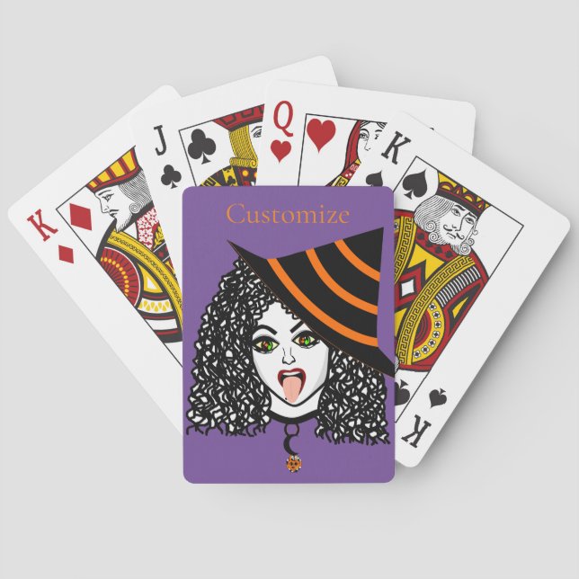 Jeu De Cartes Sorcière à poils croustillants Thunder_Cove (dos)