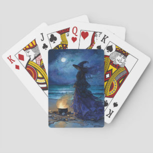 Jeu De Cartes Sorcière au bord de la mer Lune