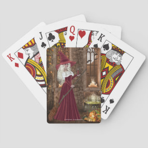 Jeu De Cartes Sorcière avec chandelle Playing Cards