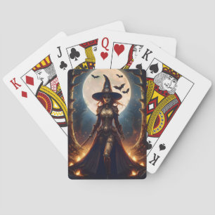 Jeu De Cartes Sorcière de la forêt Steampunk Halloween