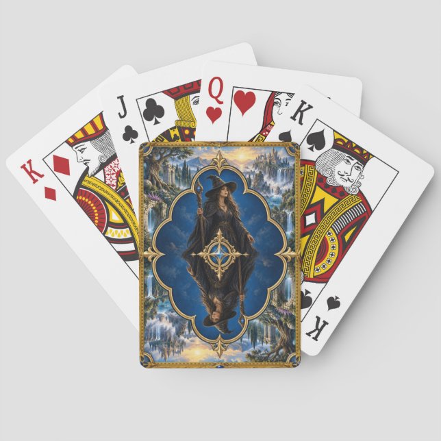 Jeu De Cartes Sorcière, Monstre de Fantasy Gothique (dos)