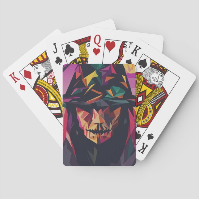 Jeu De Cartes Sorcière noire (dos)