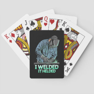 Jeu De Cartes Soudeur soudé Il A Aidé