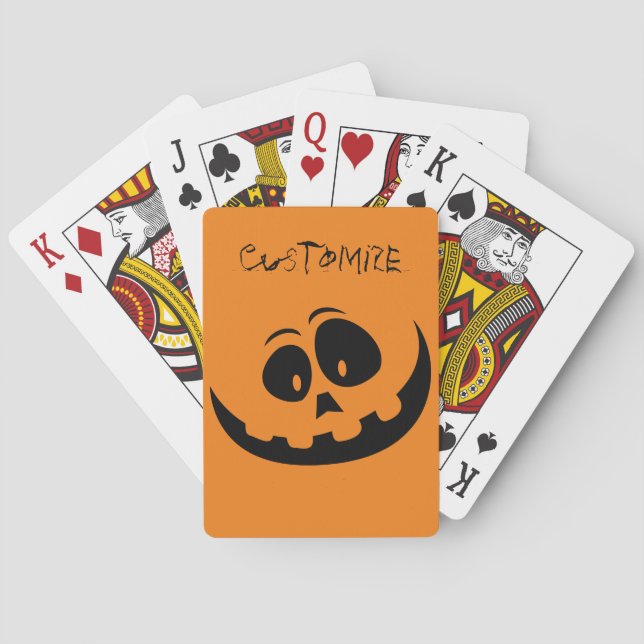 Jeu De Cartes Sourire de Jack O'lantern Thunder_Cove (dos)