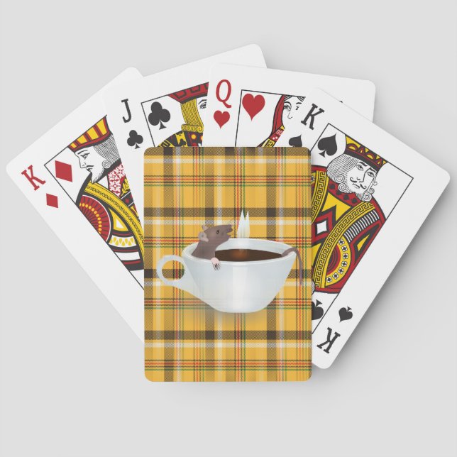Jeu De Cartes souris à café (dos)