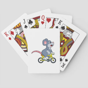 Jeu De Cartes Souris avec vélo