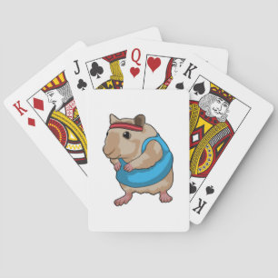 Jeu De Cartes Souris en tant que coureur avec bandeau
