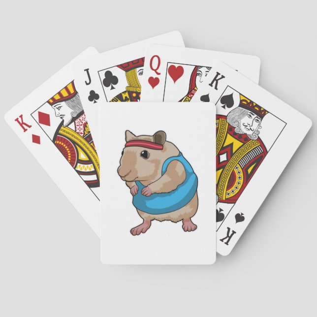 Jeu De Cartes Souris en tant que coureur avec bandeau (dos)