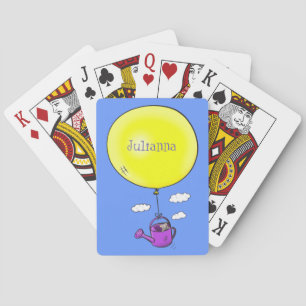 Jeu De Cartes Souris mignonne dans la canette d'arrosage avec de