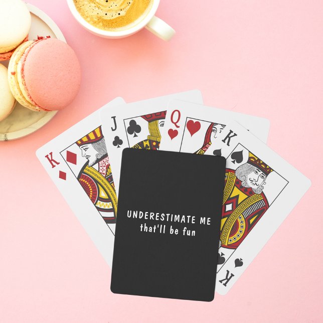 Jeu De Cartes Sous-estimer Moi Amour Humain Moderne (Créateur téléchargé)