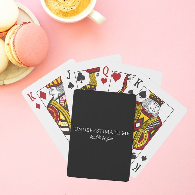 Jeu De Cartes Sous-estimer Moi Amour Humain Moderne (Créateur téléchargé)
