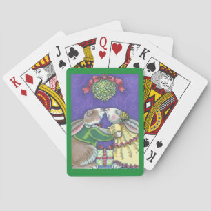 Jeu De Cartes Sous Mistletoe CHRISTMAS RABBITS JOUER CARTES