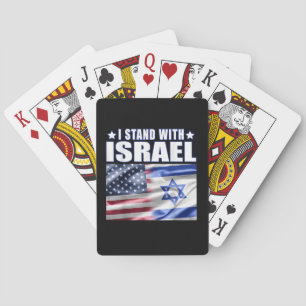 Jeu De Cartes Soutenez Israël Je suis avec Israël 