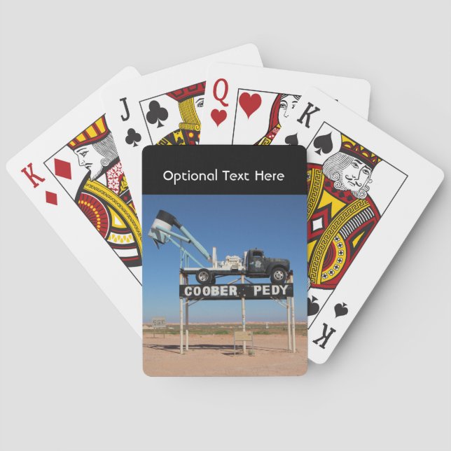 Jeu De Cartes Souvenir Customisé Pedy Coober (dos)