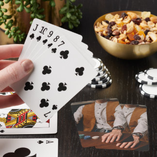 Jeu de cartes souvenir de famille personnalisé ave