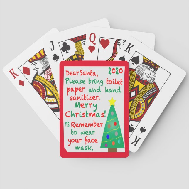 Jeu De Cartes Souvenir de Noël 2020 (dos)