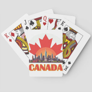 Jeu De Cartes Souvenir de voyage au Canada pour la destination