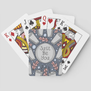 Jeu De Cartes Soyez juste vous - illustration dessinée à la main