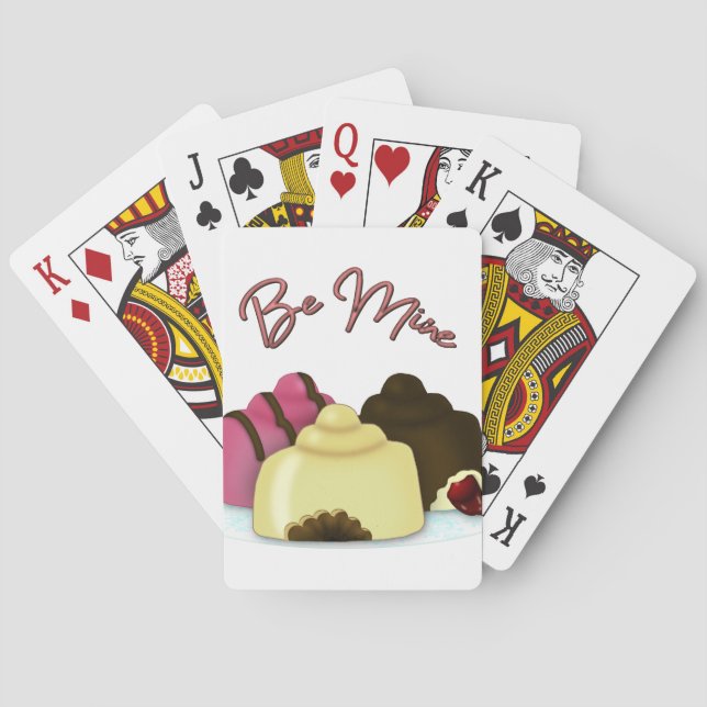 Jeu De Cartes Soyez le bonbon de la Saint-Valentin (dos)