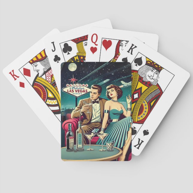 Jeu De Cartes Space Age Las Vegas Martini Party (dos)