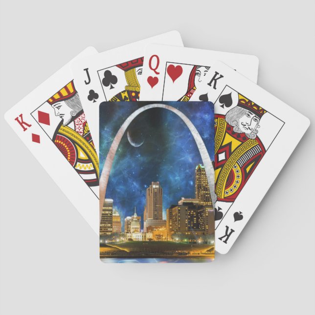 Jeu De Cartes Spacey St. Louis Skyline (dos)