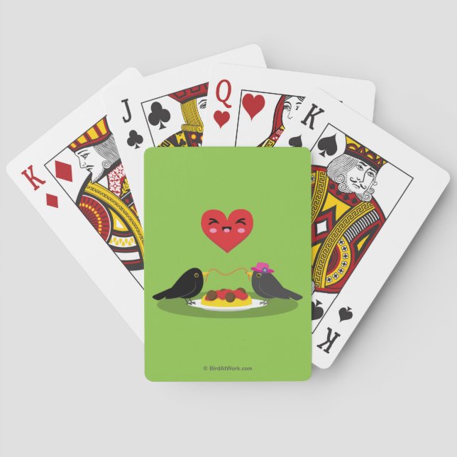 Jeu De Cartes Spaghetti Meatballs Date romantique (dos)