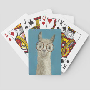 Jeu De Cartes Spéc. de lama - Lunettes rondes