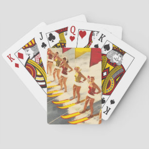 Jeu De Cartes Spectacle aquatique vintage de Floride