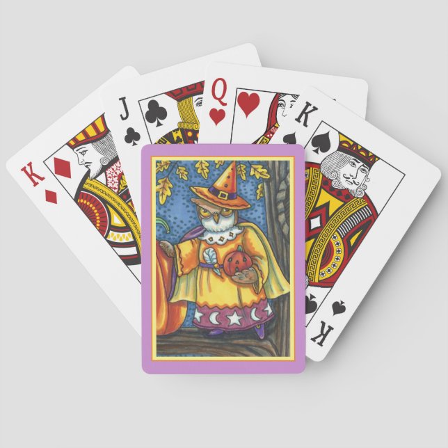 JEU DE CARTES SPECTACLES MAGIQUES ET HALLOWEEN HOOTS, ASSISTANT  (dos)