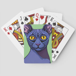Jeu De Cartes Sphynx Chat Jouer aux cartes