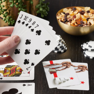 Jeu De Cartes Spirale en papier blanc pour achats de Noël de Sli