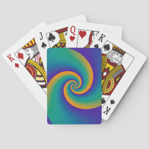 Jeu De Cartes Spirales Arrière - plans Abstraites V