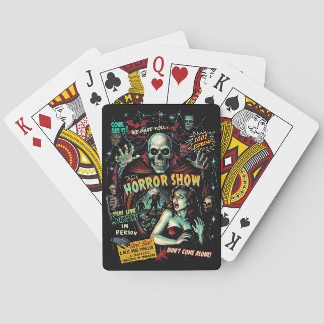 Jeu De Cartes Spook Montrer Horreur Jouer Cartes (dos)