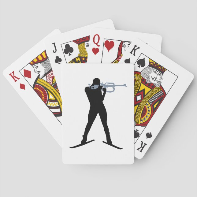 Jeu De Cartes Sports de biathlon (dos)