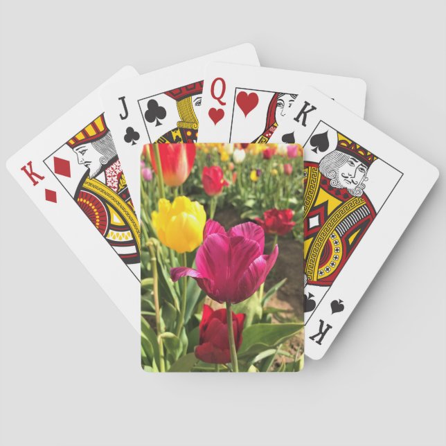 Jeu De Cartes Spring tulips, Oregon (dos)
