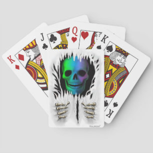 JEU DE CARTES SQUELETTE DÉCHIRÉ