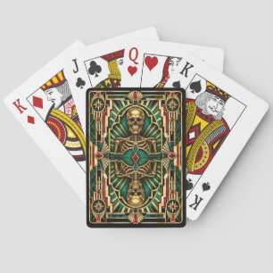 Jeu De Cartes Squelette, mythe Art déco