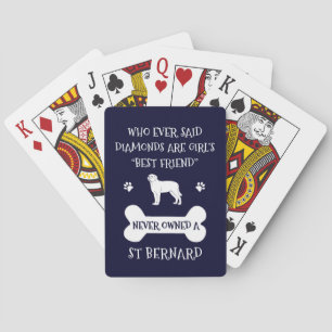 Jeu De Cartes St Bernard Dog meilleur ami